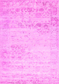 Abstract Pink Contemporary Rug, con1821pnk