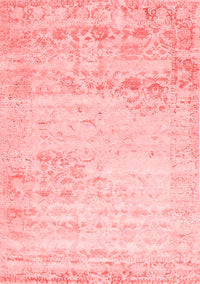 Abstract Red Contemporary Rug, con1821red