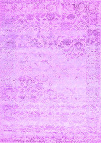 Abstract Purple Contemporary Rug, con1821pur