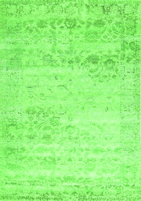 Abstract Green Contemporary Rug, con1821grn