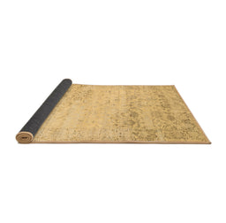 Sideview of Abstract Brown Contemporary Rug, con1821brn