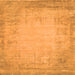 Serging Thickness of Abstract Orange Contemporary Rug, con1822org