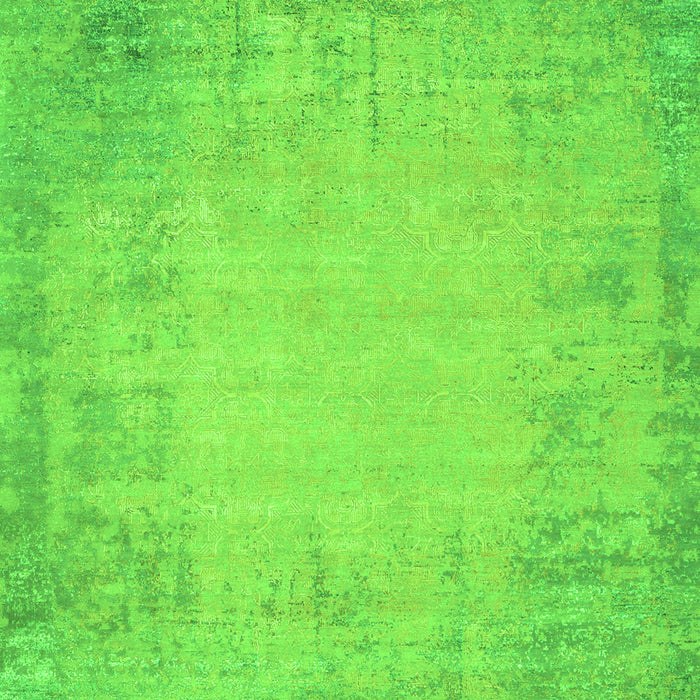 Abstract Green Contemporary Rug, con1822grn