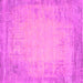 Square Abstract Pink Contemporary Rug, con1822pnk