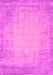 Machine Washable Abstract Pink Contemporary Rug, wshcon1822pnk