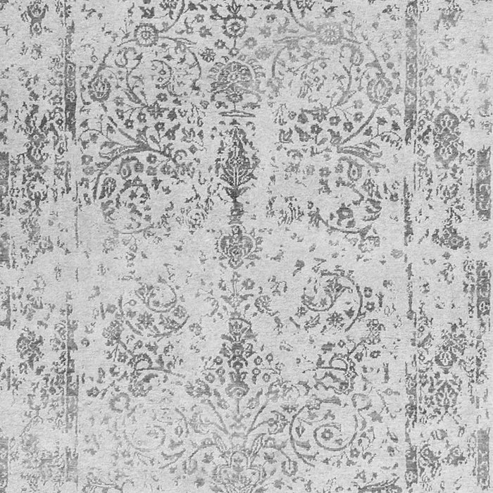 Serging Thickness of Machine Washable Abstract Gray Contemporary Rug, wshcon1823gry