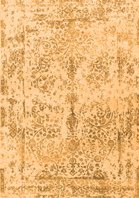 Abstract Orange Contemporary Rug, con1823org