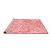 Contemporary Red Washable Rugs