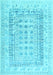 Machine Washable Abstract Light Blue Contemporary Rug, wshcon1824lblu