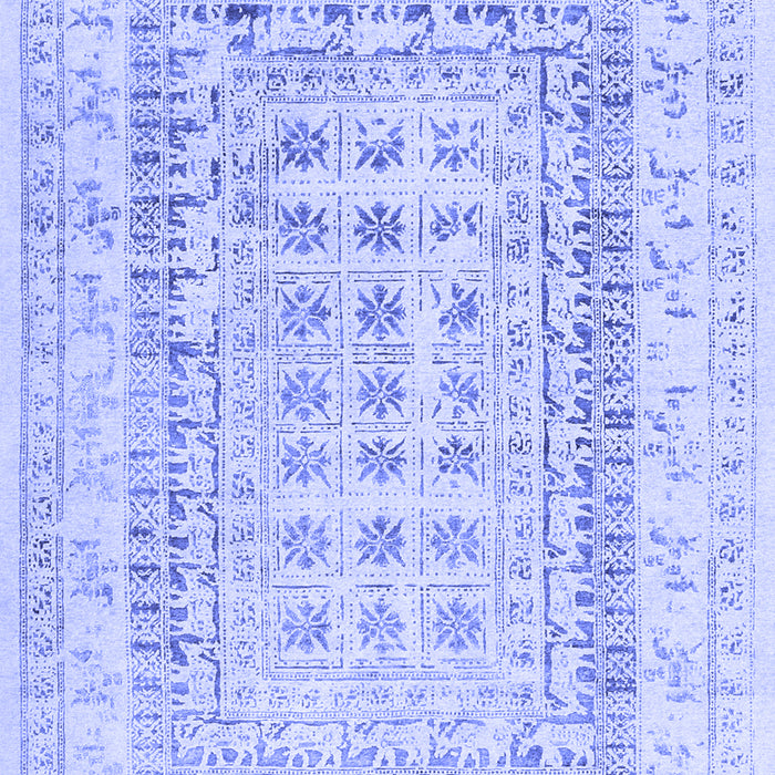 Machine Washable Abstract Blue Contemporary Rug, wshcon1824blu