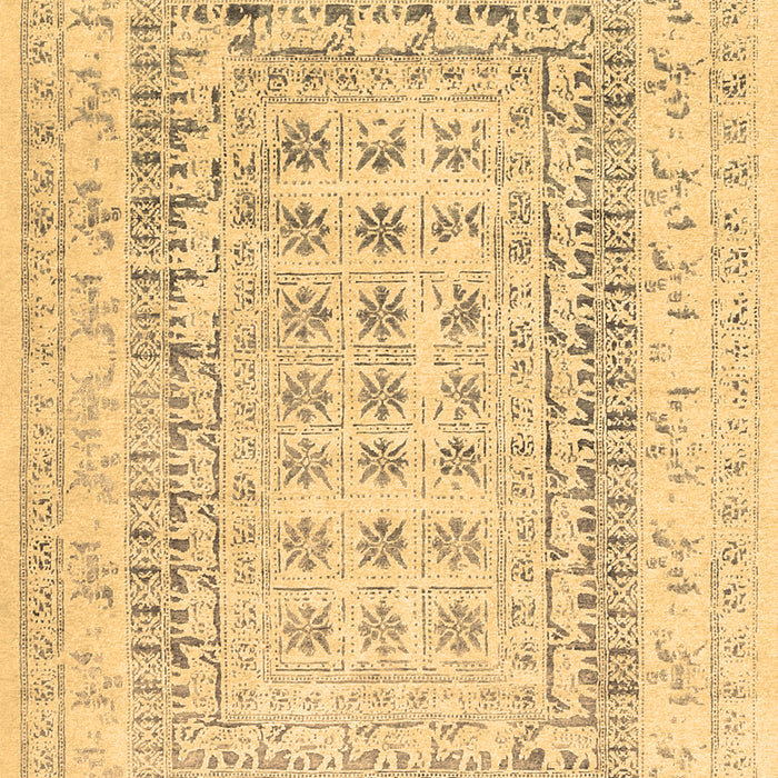 Machine Washable Abstract Brown Contemporary Rug, wshcon1824brn