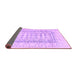 Sideview of Abstract Purple Contemporary Rug, con1824pur