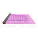 Sideview of Abstract Pink Contemporary Rug, con1824pnk