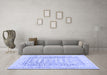 Machine Washable Abstract Blue Contemporary Rug in a Living Room, wshcon1824blu