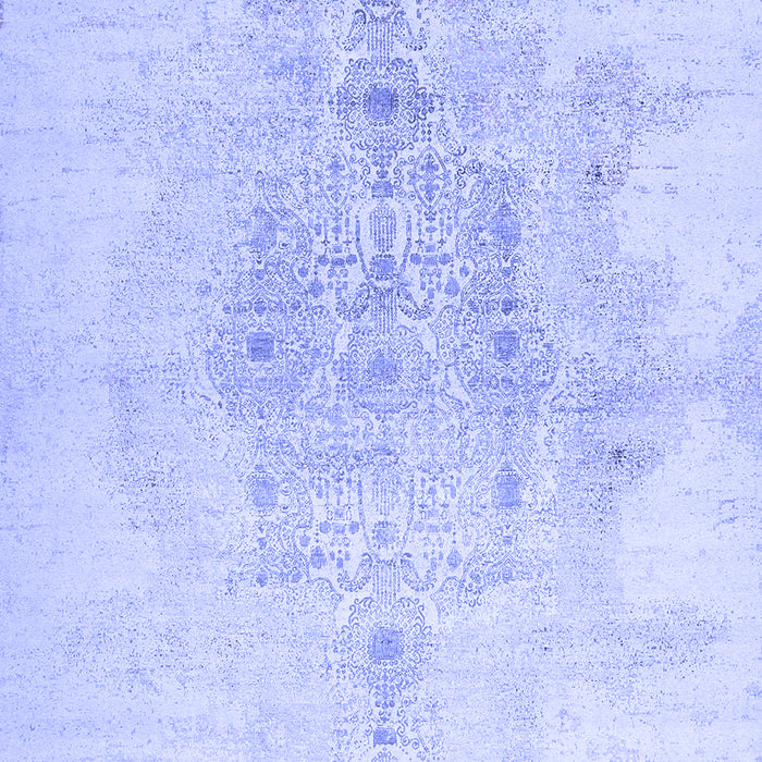 Abstract Blue Contemporary Rug, con1825blu