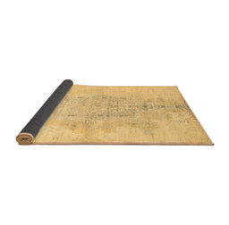 Sideview of Abstract Brown Contemporary Rug, con1825brn