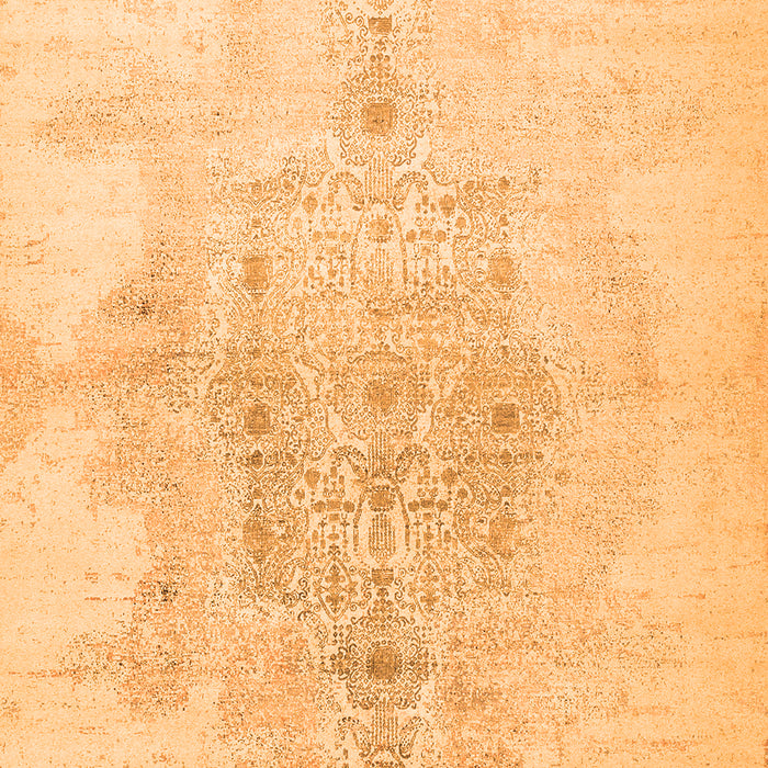Abstract Orange Contemporary Rug, con1825org