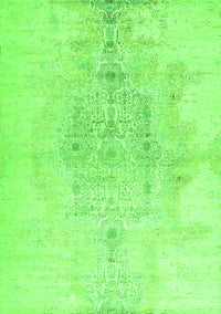 Abstract Green Contemporary Rug, con1825grn