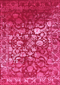 Abstract Pink Contemporary Rug, con1826pnk