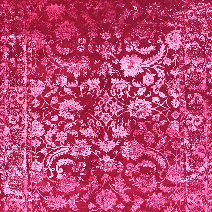 Abstract Pink Contemporary Rug, con1826pnk