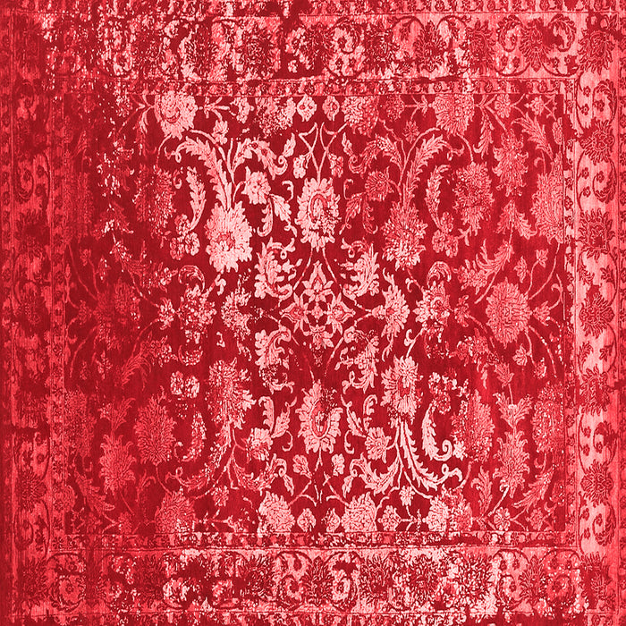 Abstract Red Contemporary Rug, con1826red