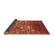 Sideview of Abstract Brown Contemporary Rug, con1826brn