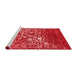 Contemporary Red Washable Rugs