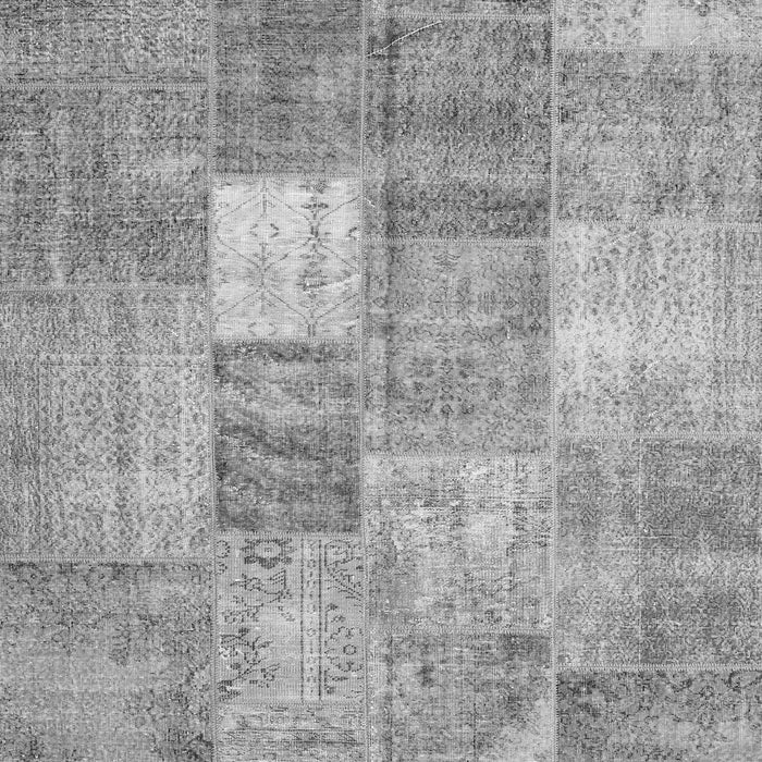 Serging Thickness of Machine Washable Abstract Gray Contemporary Rug, wshcon1827gry