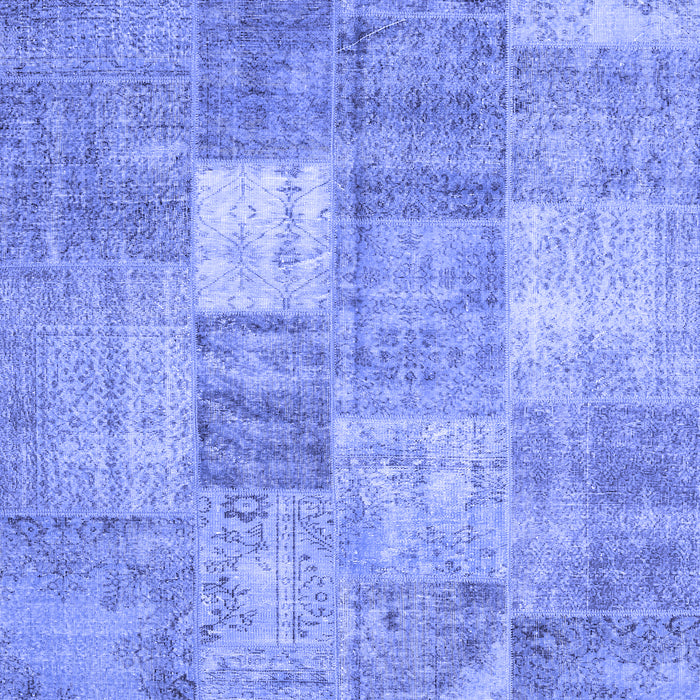 Machine Washable Abstract Blue Contemporary Rug, wshcon1827blu