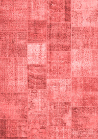 Abstract Red Contemporary Rug, con1827red