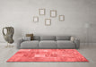 Contemporary Red Washable Rugs