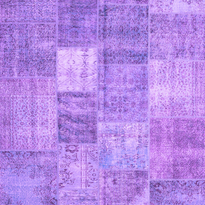 Abstract Purple Contemporary Rug, con1827pur