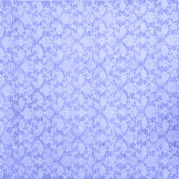 Square Machine Washable Abstract Blue Contemporary Rug, wshcon1828blu