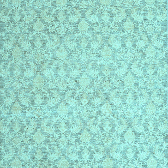 Machine Washable Abstract Light Blue Contemporary Rug, wshcon1828lblu