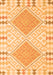 Serging Thickness of Machine Washable Southwestern Orange Country Area Rugs, wshcon1829org