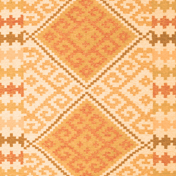 Serging Thickness of Machine Washable Southwestern Orange Country Area Rugs, wshcon1829org