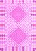 Southwestern Pink Country Rug, con1829pnk