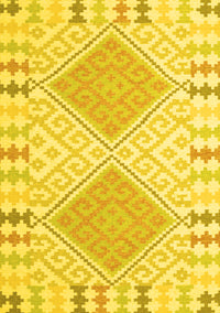 Southwestern Yellow Country Rug, con1829yw