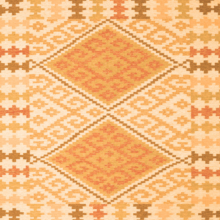 Serging Thickness of Southwestern Orange Country Rug, con1829org