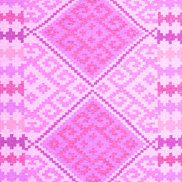 Machine Washable Southwestern Pink Country Rug, wshcon1829pnk