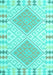 Southwestern Turquoise Country Rug, con1829turq