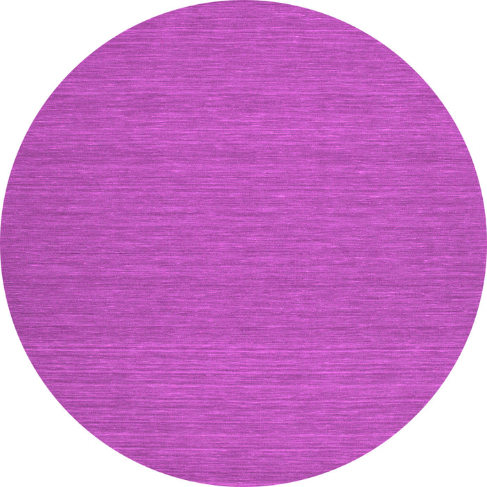 Round Abstract Pink Contemporary Rug, con182pnk