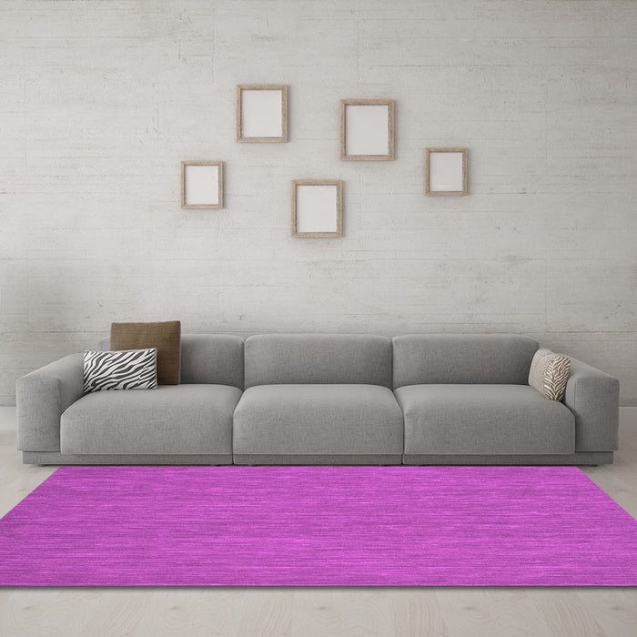 Machine Washable Abstract Pink Contemporary Rug in a Living Room, wshcon182pnk