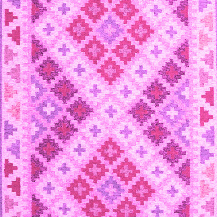 Machine Washable Southwestern Pink Country Rug, wshcon1830pnk