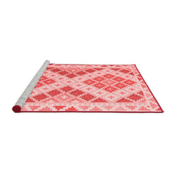 Country Red Washable Rugs