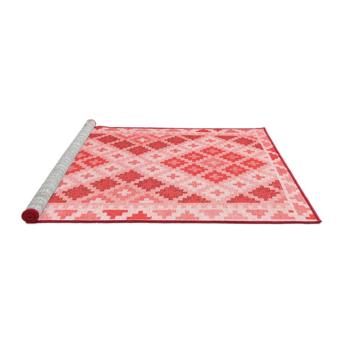 Country Red Washable Rugs