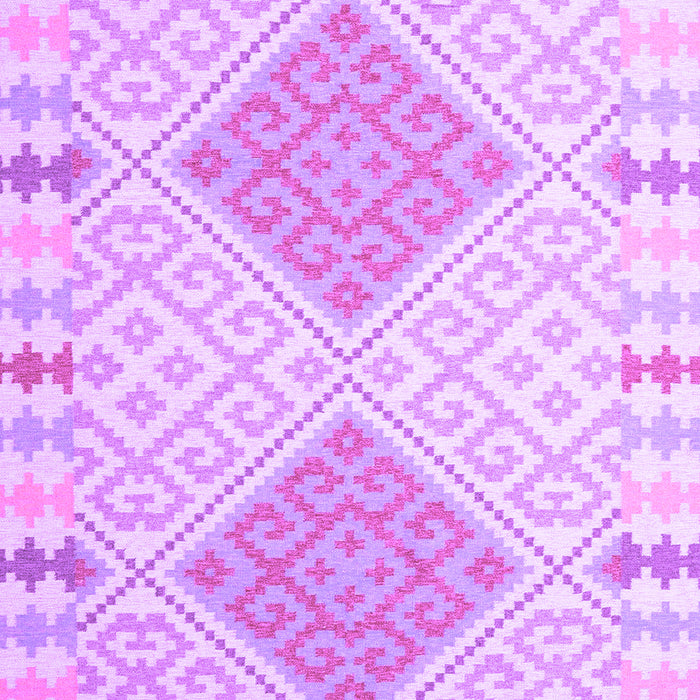 Machine Washable Southwestern Purple Country Area Rugs, wshcon1831pur