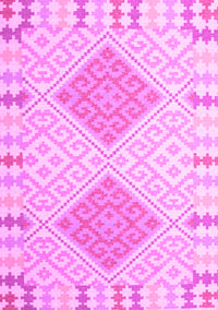 Southwestern Pink Country Rug, con1831pnk