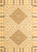 Machine Washable Southwestern Brown Country Rug, wshcon1831brn