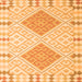 Serging Thickness of Southwestern Orange Country Rug, con1831org